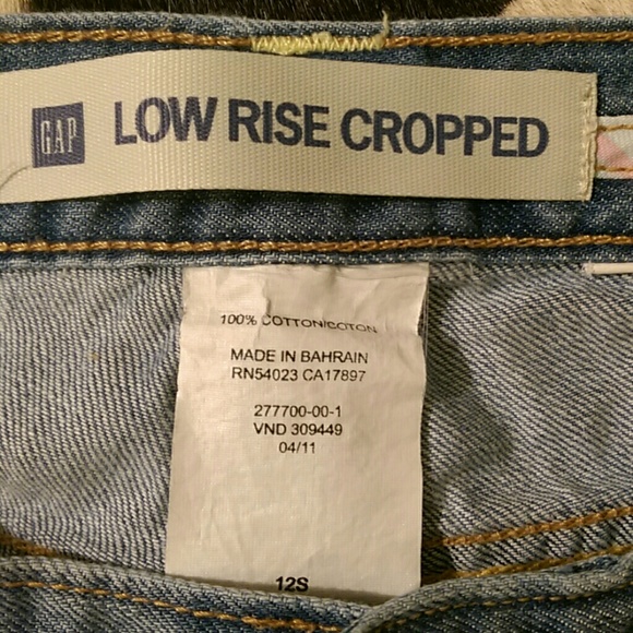 GAP Low Rise Cropped Jeans - Picture 4 of 4