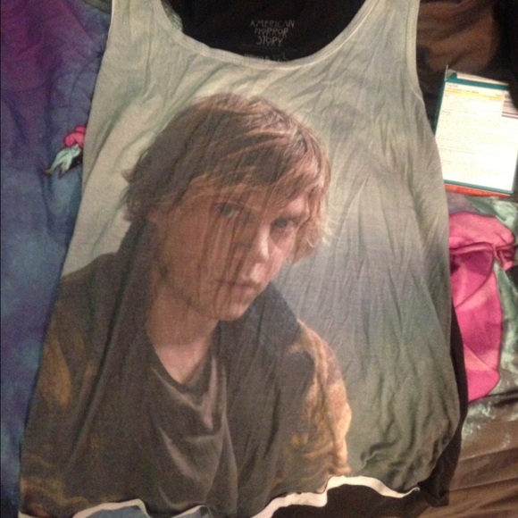 Tate Langdon/Evan Peters AHS tank top and shirt!