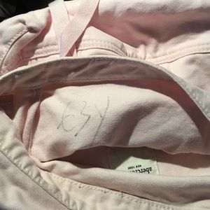 New Abercrombie pink canvas bag