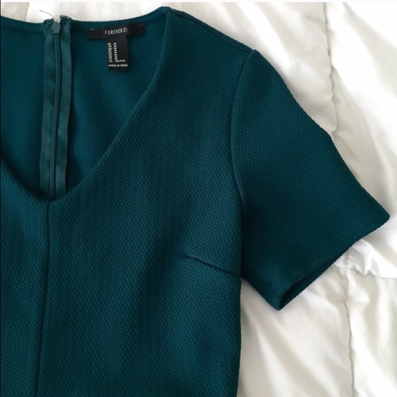 SOLD Teal dress - Picture 2 of 2