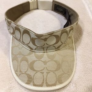 Coach visor - like brand new no signs of wear