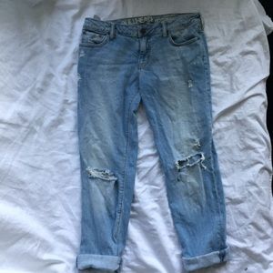 Vintage boyfriend ripped jeans