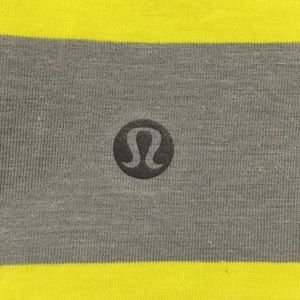 Men's Lululemon 5 Year Tee Size L Yellow Gray