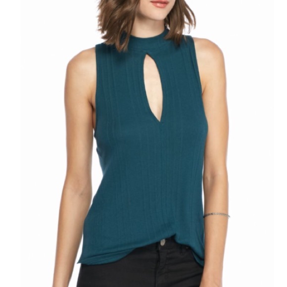 Free People Faye Ribbed cutout top - Picture 3 of 4