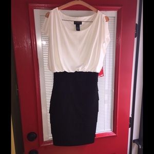 Black and white dress