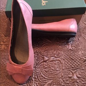 Clark Pink Flats
