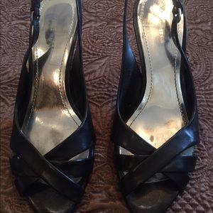 Nine West Black Dress Sandals
