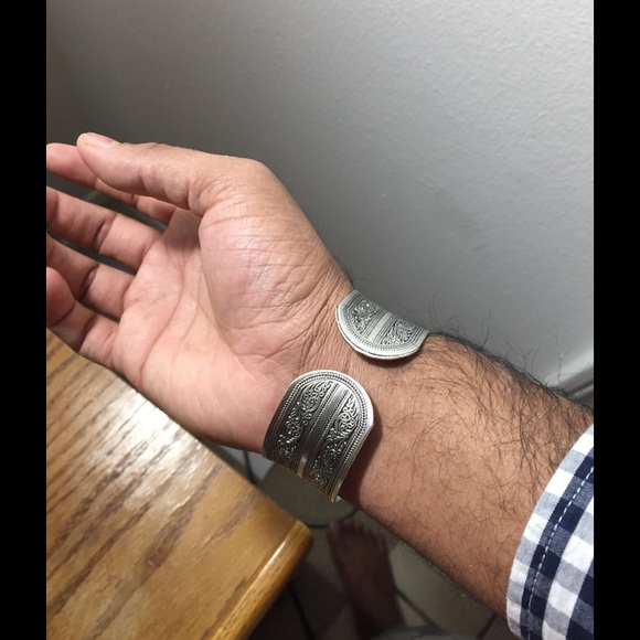 Antique silver bracelet - Picture 4 of 4