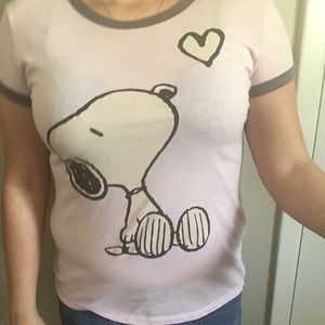 Pink Snoopy top