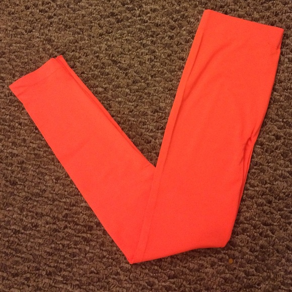 Neon Orange MOPAS brand leggings BRAND NEW