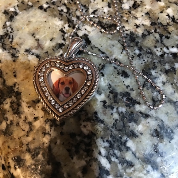 Brighton Heart Locket Necklace New