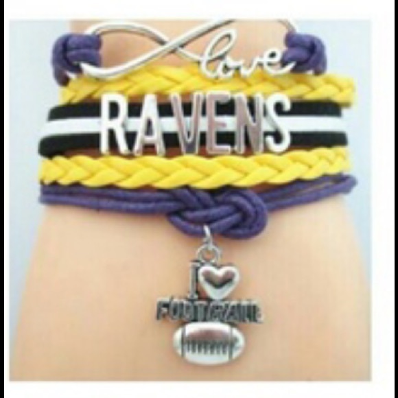 Ravens infinity bracelet
