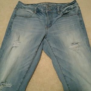 American Eagle crop jeans,  8