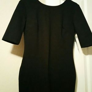 Bodycon black dress, L NWT