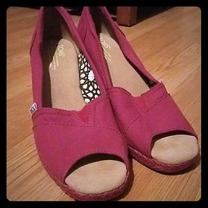 Womens toms wedges