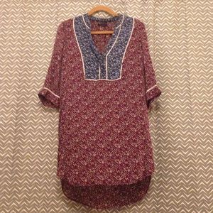 J. Crew Floral Tunic