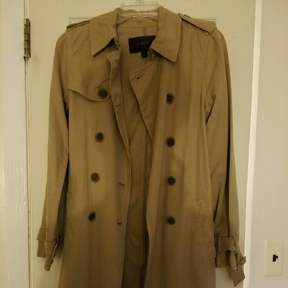 J crew trench coat