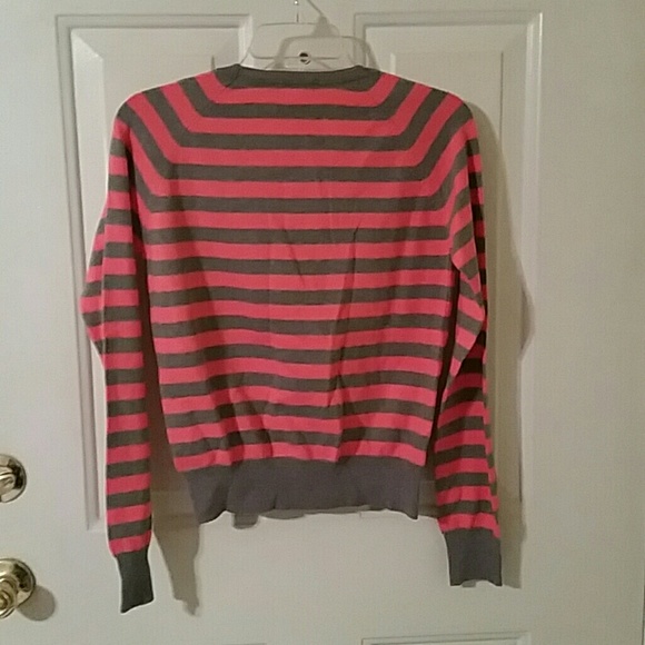 Striped cardigan sweater - Picture 2 of 2
