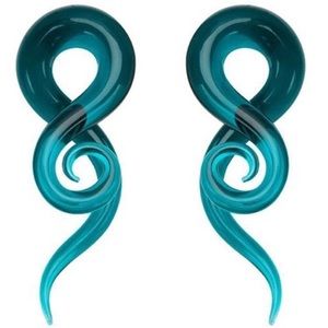 00 gauge - Pyrex glass Spiral gauges 👂