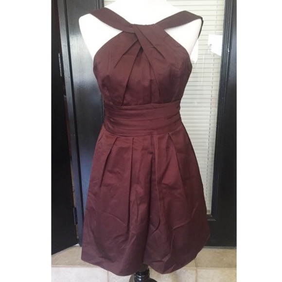 David's Bridal Brown Dress - Picture 2 of 3