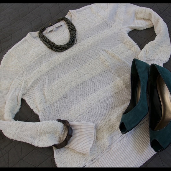 SOLD // LOFT cozy chenille sweater - Picture 1 of 3