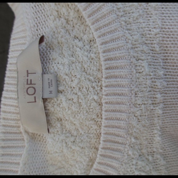 SOLD // LOFT cozy chenille sweater - Picture 3 of 3