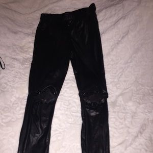 Leather pants