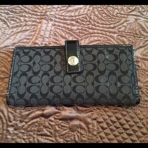 Coach Credit Card and Checkbook Wallet