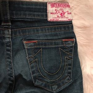 True Religion dark wash skinny jean