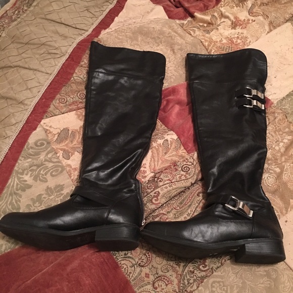 bamboo Shoes - 🎉GUC Tall black Leather Boots🎉FINAL PRICE❣️