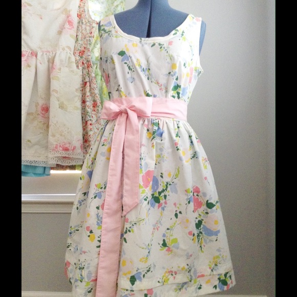 Vintage sheet dress