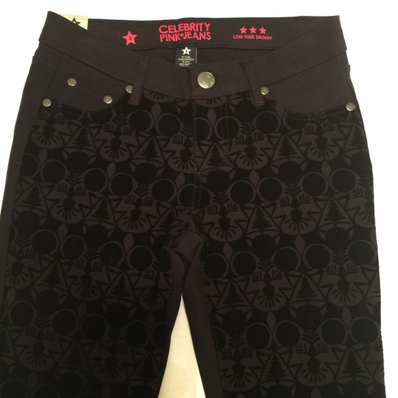 Velvet Burn-Out Skinny Jean | sz 25 - Picture 2 of 4