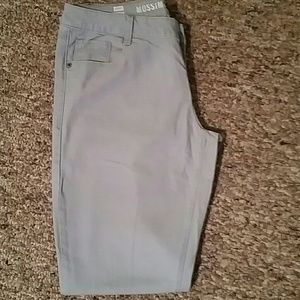 Ice blue pants with subtle glitter effect