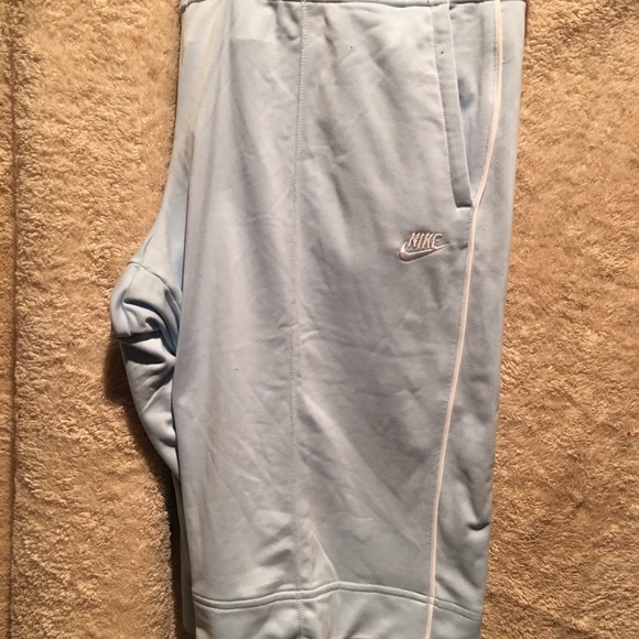 Light blue workout shorts