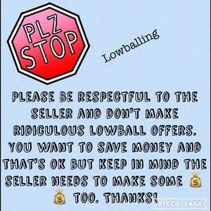 This is not a garage sale or an auction