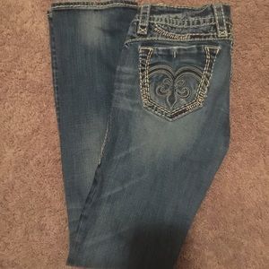 Buckle straight jeans size 28 rock revivals