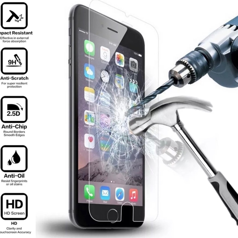 ⚡️Pack of 10 iPhone 6/6S/7/8 Screen Protectors!!! - Picture 1 of 1
