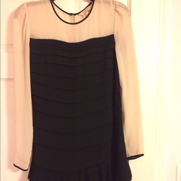 Black and cream Ted Baker dress