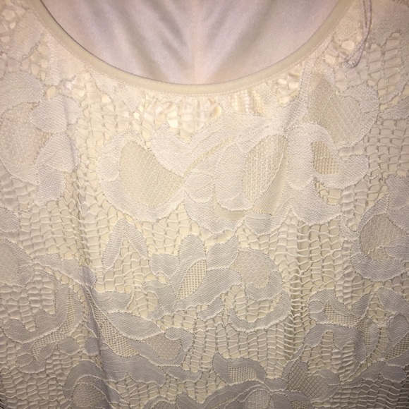 Light Yellow Lace Dress - Picture 4 of 4