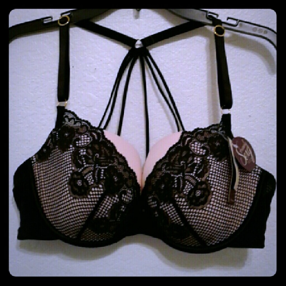 Cacique 44C sexy racerback bra NWT