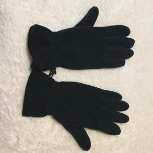 Lands End Black Texting Gloves