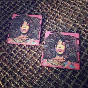 Erykah Badu graphic earrings