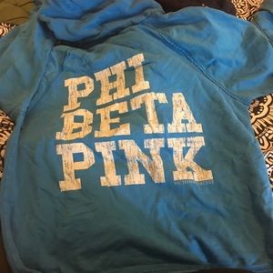 Victoria Secret Phi Beta Pink Sweatshirt M