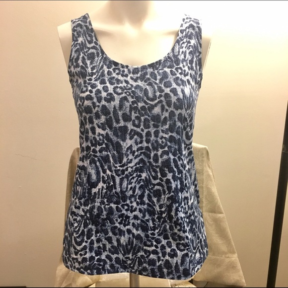 Chico's leopard sleeveless top