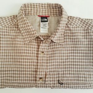 The North Face Button Up Hiking Shirt Short Sleeve