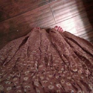 Flower print Maxi skirt