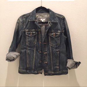 Madewell Jean Denim Jacket in Storm Cloud Wash