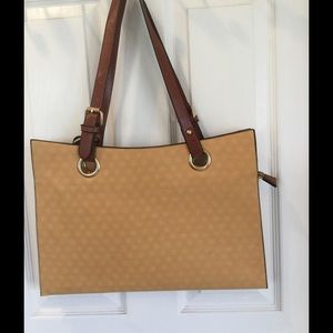 Mustard Yellow Faux Leather Tote