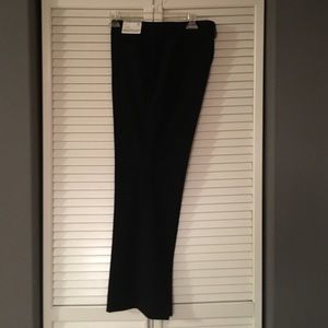 Reduced to $12 • Black Stretch Bootcut Slacks