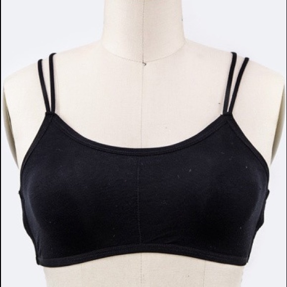 🦋SALE🦋 BLACK PADDED BRALETTE - Picture 4 of 4